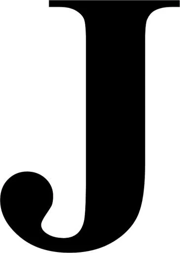 字母J PNG免抠(532x745)