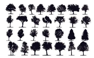 分析图素材图标集合景观建筑立面插画场景AI矢量图形设计