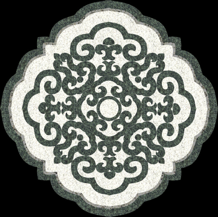 地面拼花瓷砖装饰拼花图案