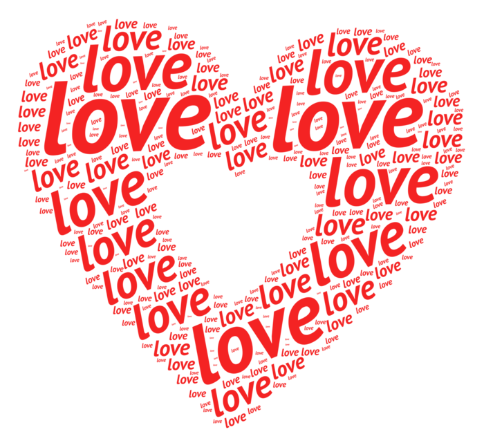 爱心粉色love
