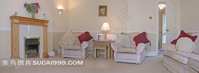 欧式白色沙发客厅