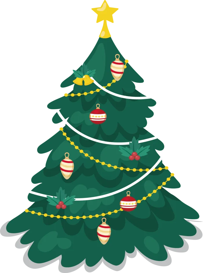 圣诞节平安夜圣诞树免扣素材圣诞元素