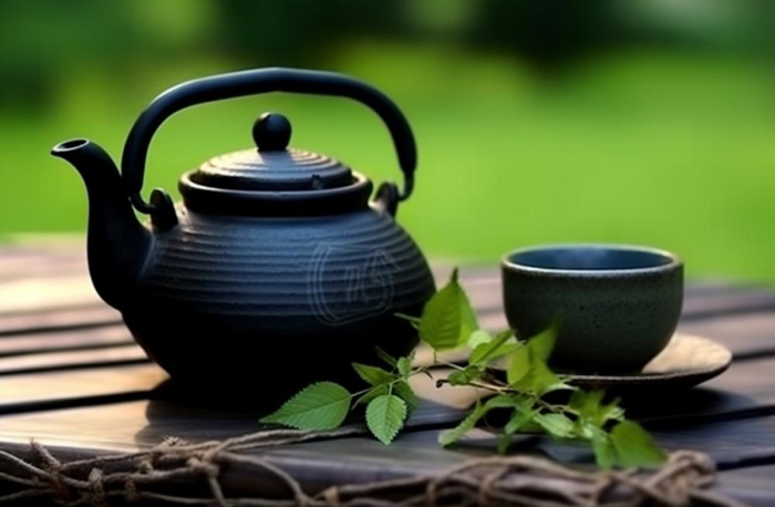 茶壶植物自然意境背景(1200x785)