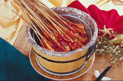 RCS-6168木桶竹签虾