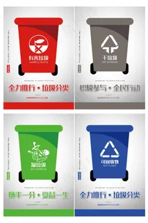 垃圾 分类 社区 保护环境 垃圾分类 设计