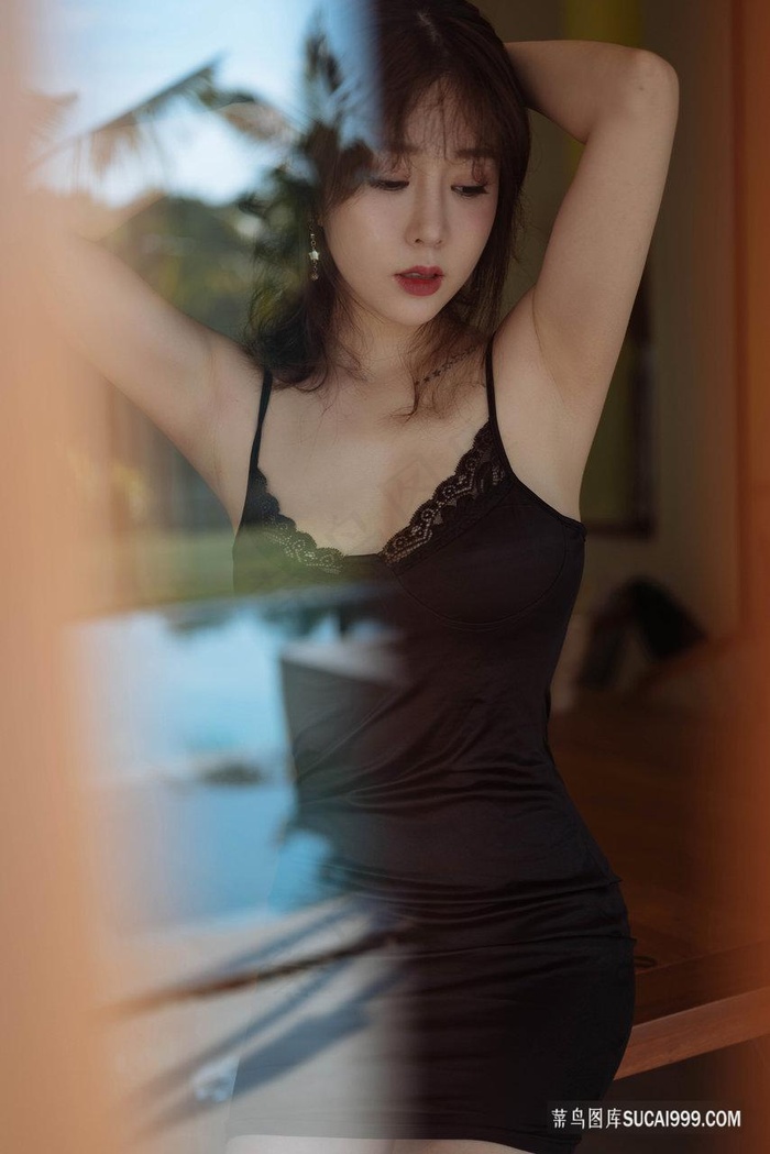 黑色吊带睡衣成熟美女王雨纯美女131高清图片大全