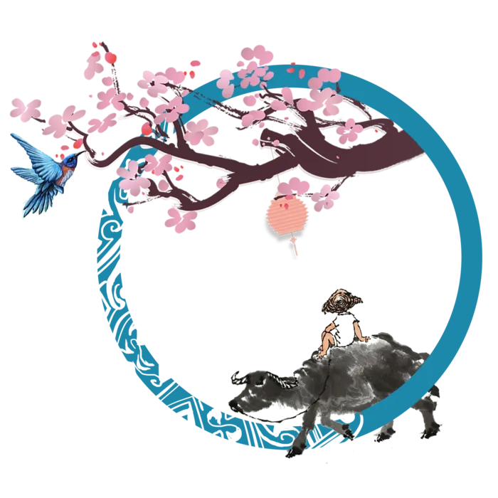  清明清明节设计元素牧童