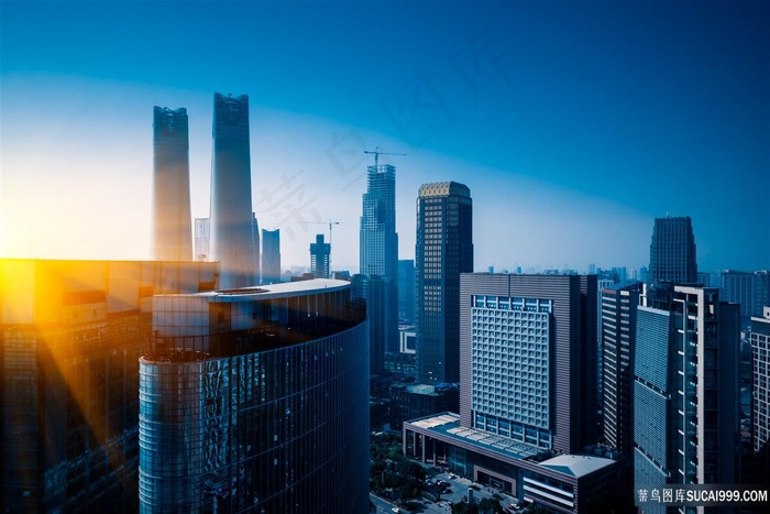 唯美城市建筑风景画