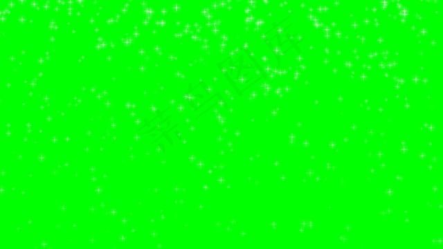 星星, 粒子, 坠落, 掉落, 绿色屏幕, 色键, 覆盖
