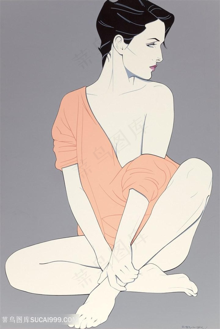 帕特里克安吉尔手绘唯美女士