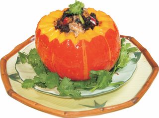 南瓜41 飘香南瓜盅