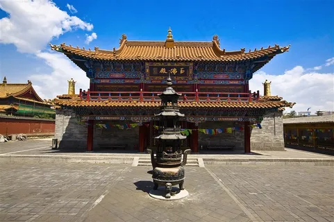 中国故宫蓝天白云北京风景 中国故宫蓝天白云北京风景