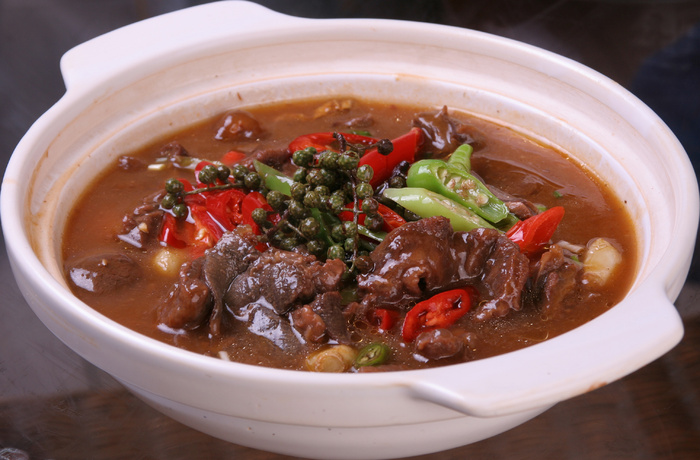 鲜椒鹿肉煲 (1)