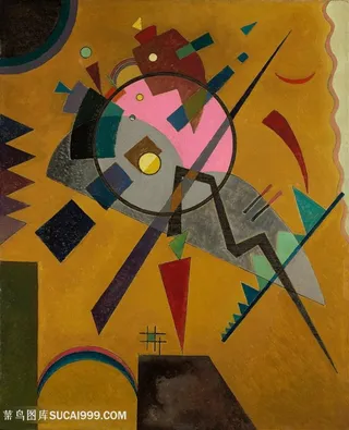 灰色玫瑰瓦西里·康定斯基，1924年