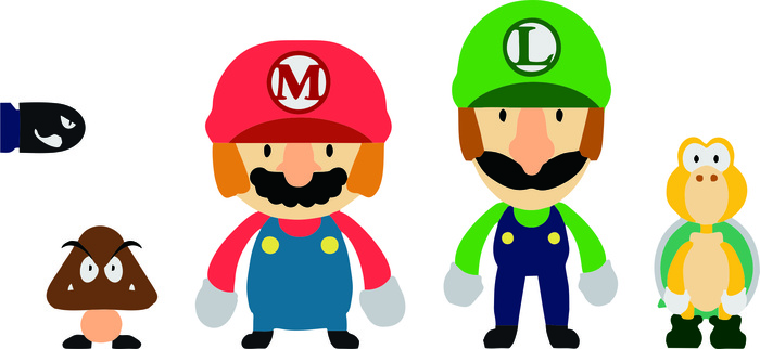 马里奥兄弟游戏形象