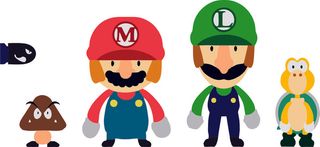 马里奥兄弟游戏形象