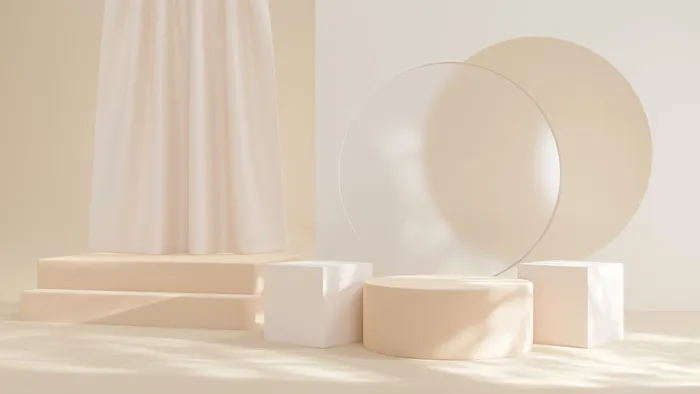 电商产品3D立体背景图主图场景 
