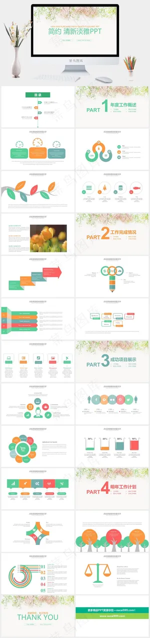 计划
白色营销PPT模板预览图