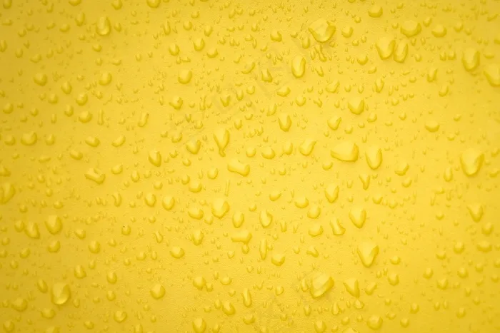 黄色水滴背景图片