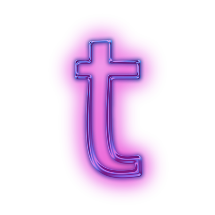 字母t光芒