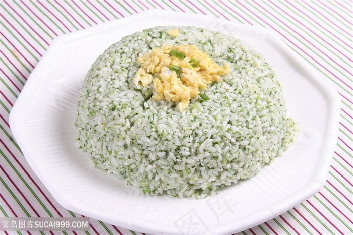 中华美食菜炒饭实拍摄影图