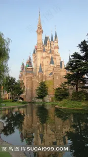 迪斯尼里的童话般的城堡 迪斯尼里的童话般的城堡