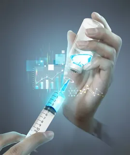 未来医学注射现代科技背景