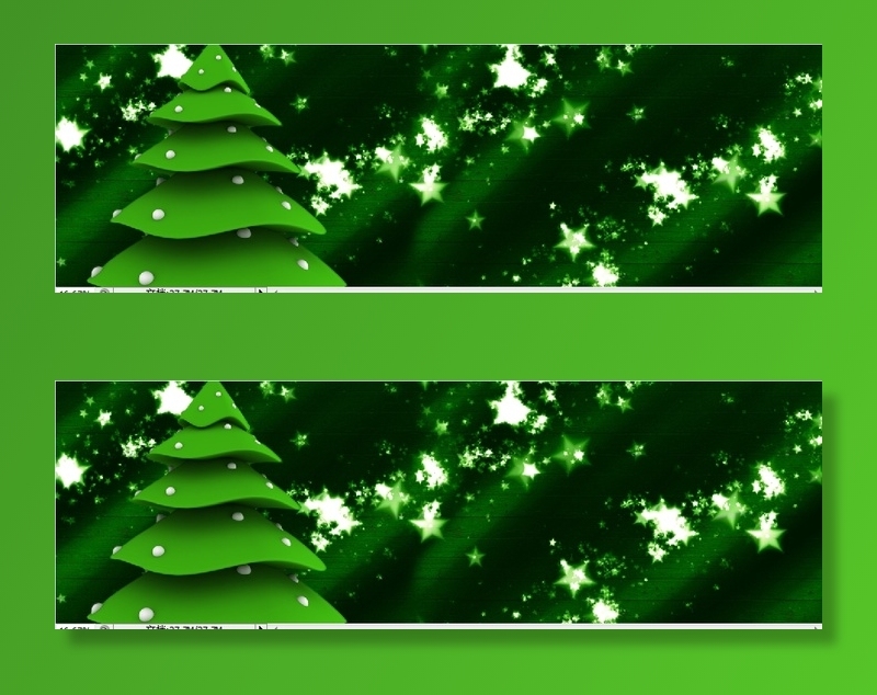 圣诞节雪花装饰风景