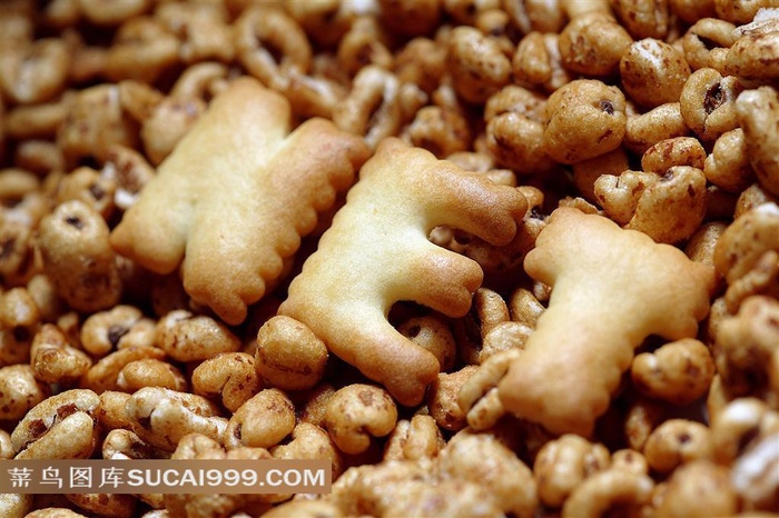 NET字母饼干素材