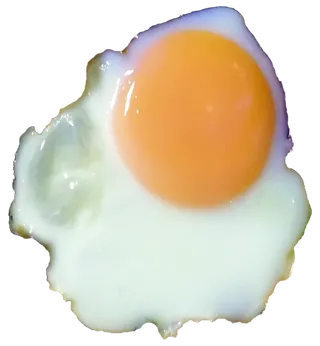 嫩煎鸡蛋免抠摄影实拍实物元素素材