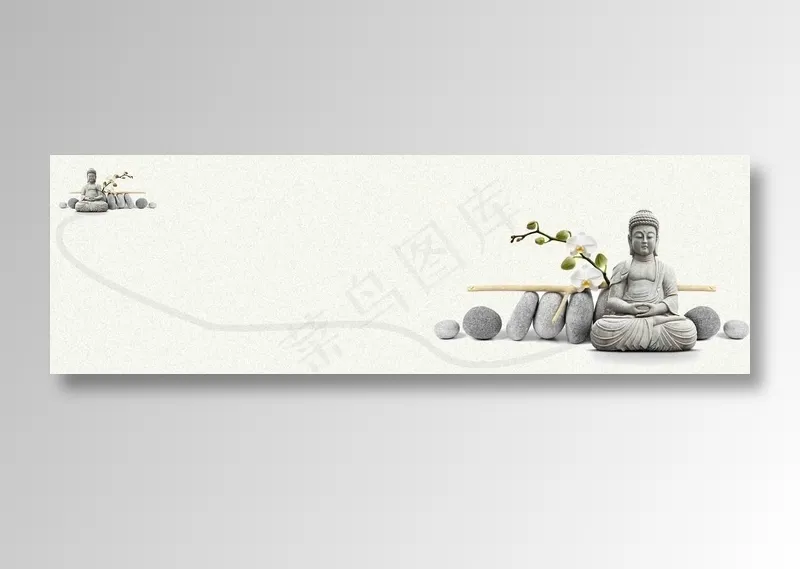 复古中国风古风国画佛像背景素材psd模版下载