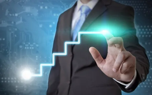 现代商务人物背景