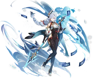 原神申鹤立绘图免扣素材