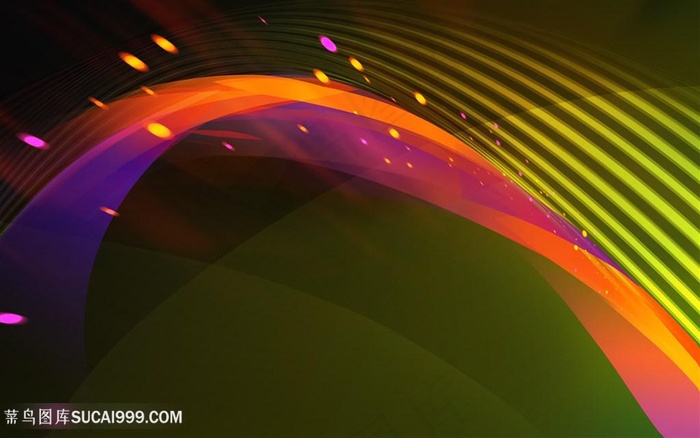 时尚炫彩曲线背景高清图片