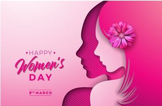 三八妇女节女神节贺卡素材