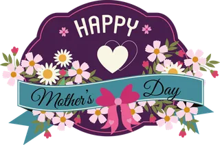 母亲节标题框素材卡通简笔