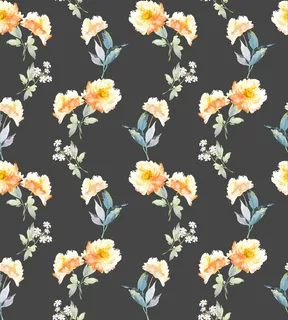 花卉唯美手绘花朵面料纹理手机壳布料面料印花服装矢量图案素材