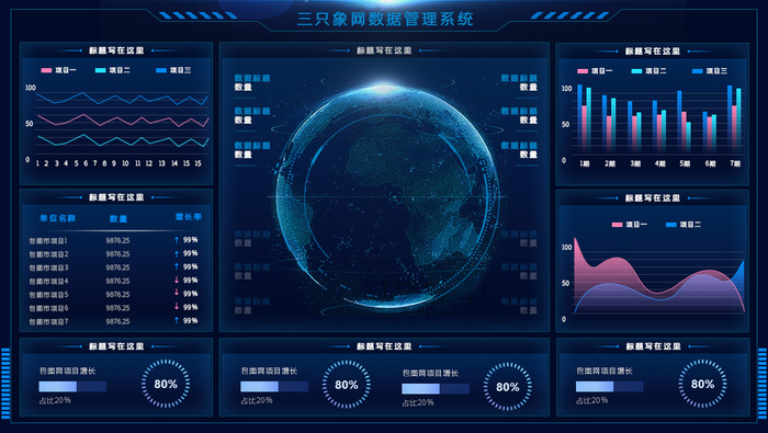 数据可视化psd模版下载psd模版下载