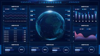 数据可视化psd模版下载