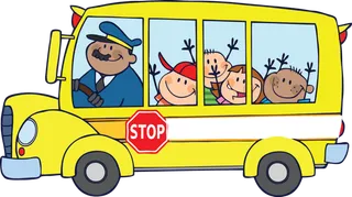 黄色校车卡通