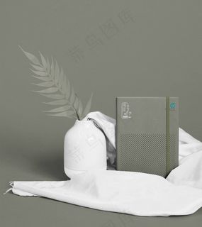 高端民宿酒店品牌VI智能贴图样机PSD设计模板