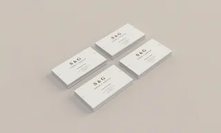 名片样机设计素材