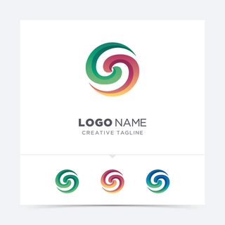 图标识标志公司字母企业商标品牌LOGO设计素材矢量模板