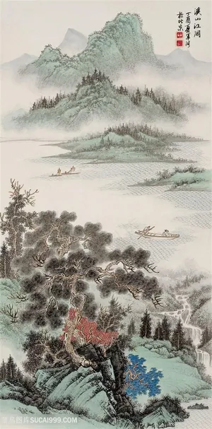 王军河《传统山水皴法解析》已出版45溪山江阔 王军河《传统山水皴法解析》已出版45溪山江阔