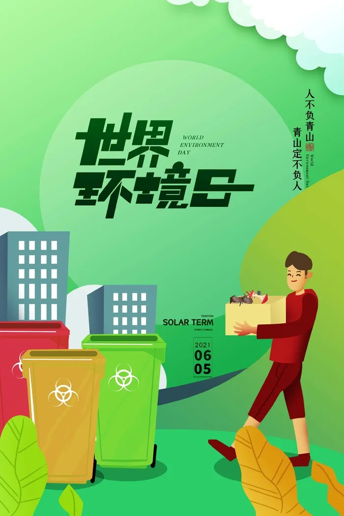 环保宣传海报 保护环境海报psd模版下载