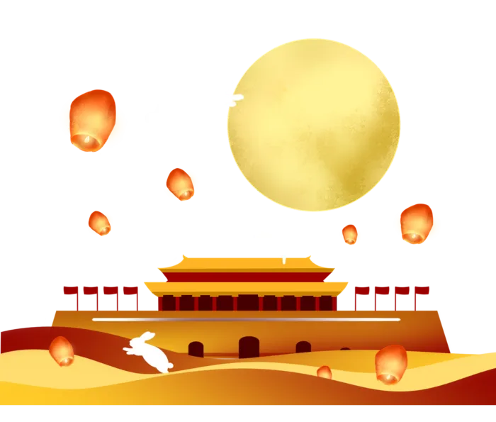 *建军节建党国庆节党建元素图片 卡通手绘PNG透明免扣PS素材