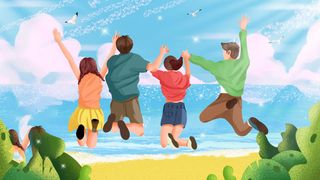 54青年海报54青年插画海报