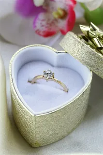 一个精致的戒指