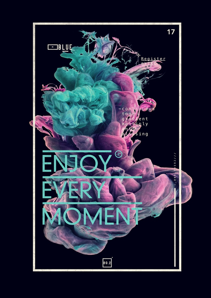 创意英文时尚海报