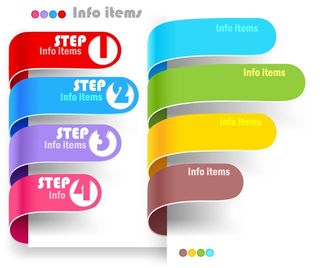 免抠彩色信息标签